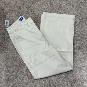 Old Navy High waisted canvas wide leg cropped pant
